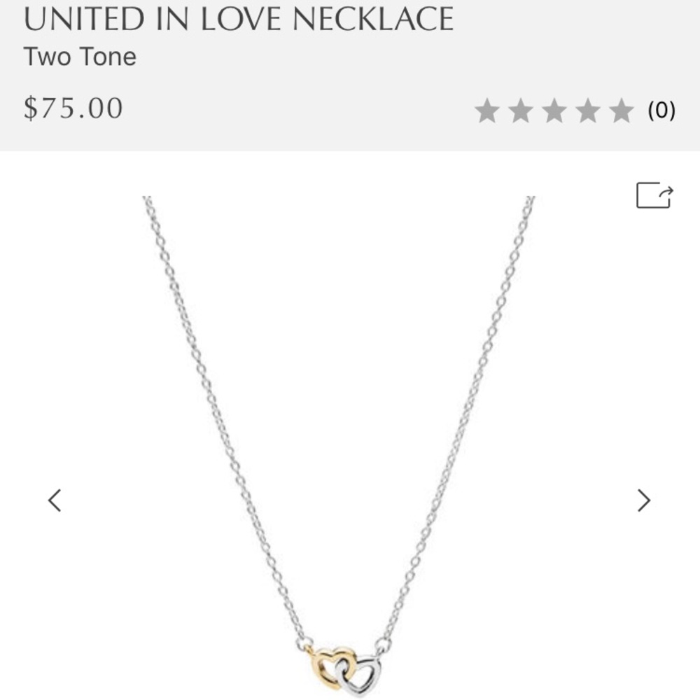 United in Love Pandora Necklace